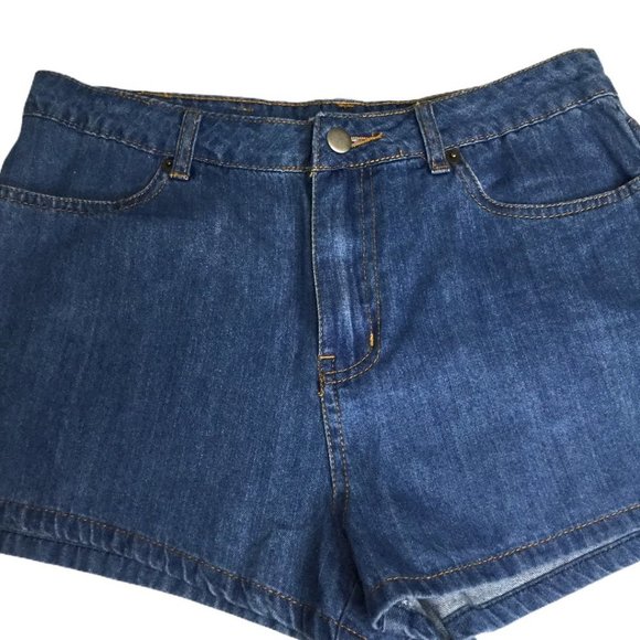 Honey Punch Embroidered Flame Pocket Shorts NWT Sz M - Picture 10 of 11